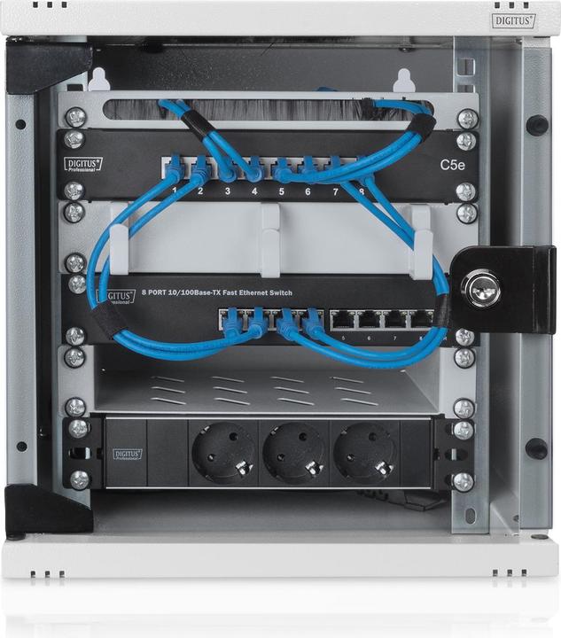 Actual product image Digitus RackRAL 7035 DN-10 05-U (6 RU, 10 inch rack)