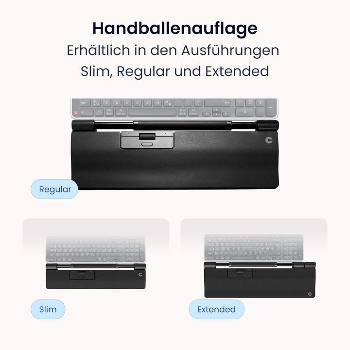 Actual product image Contour RollerMouse Pro wired Regular WR vegan leather retail (Cable)