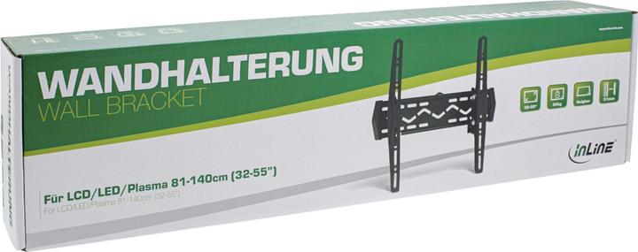 Actual product image InLine Wall mount, tiltable, 81-139cm (32-55 inch) (Wall, 55", 50 kg)