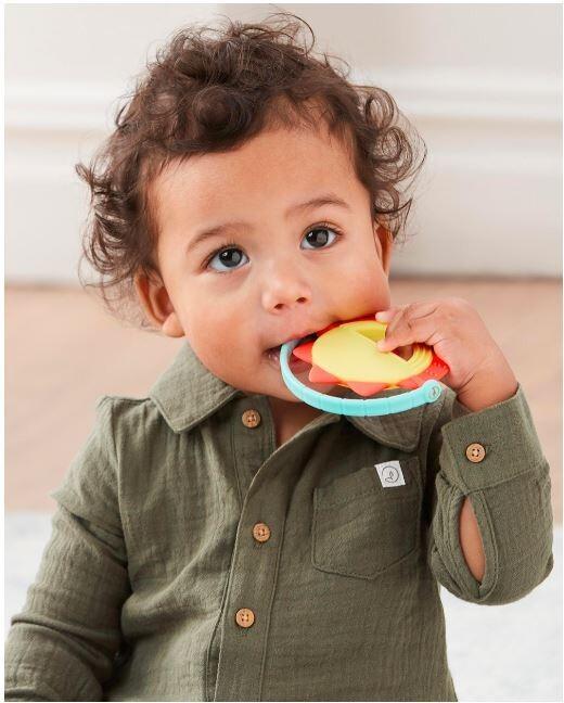 Actual product image Skiphop Silver Lining Cloud Teethe & Play Toy Sun