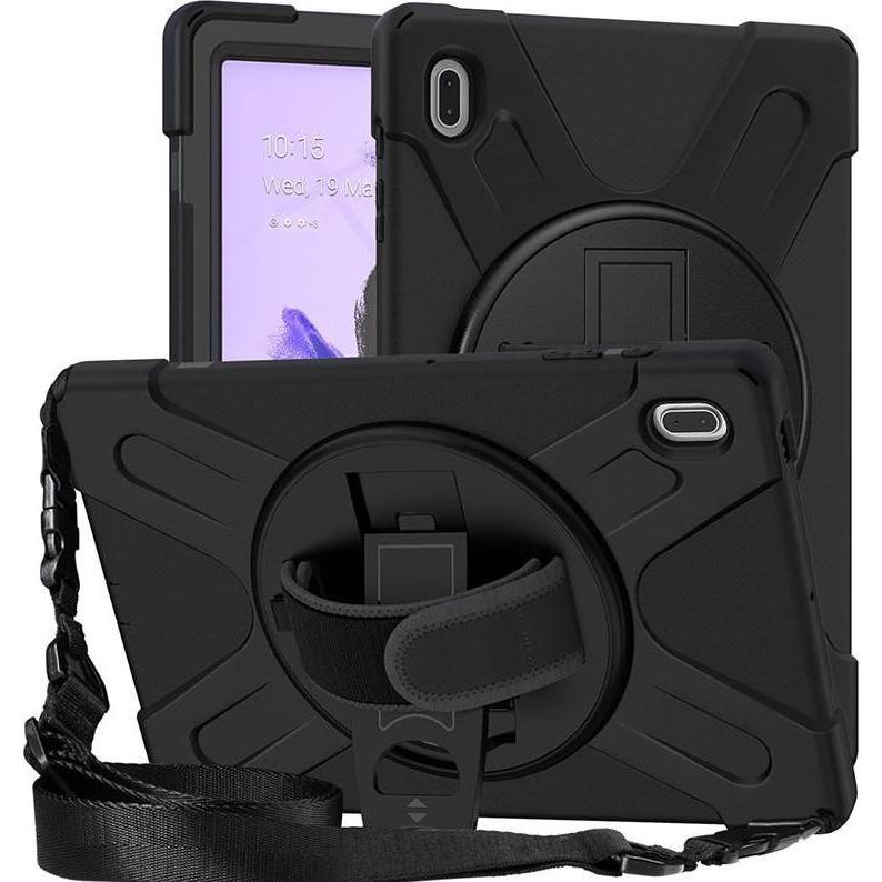 eSTUFF Defender Case (Galaxy Tab S7 FE), Tablet Hülle, Schwarz