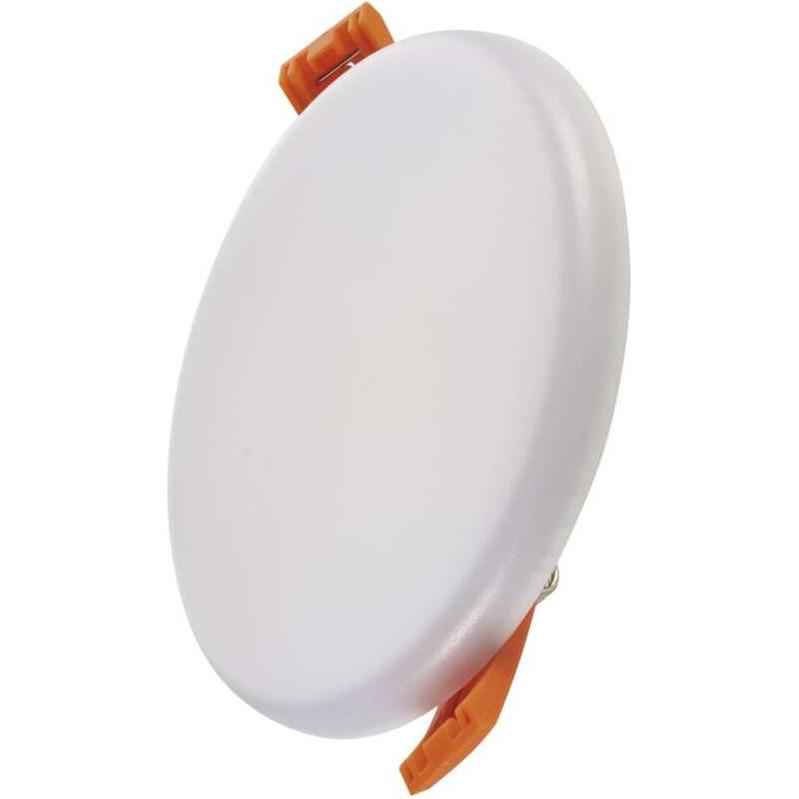 Emos, Wandleuchte + Deckenleuchte, LED Panel 100mm, rund, Einbauleuchte weiss, 7,5W neut. w. IP65 (650 lm)