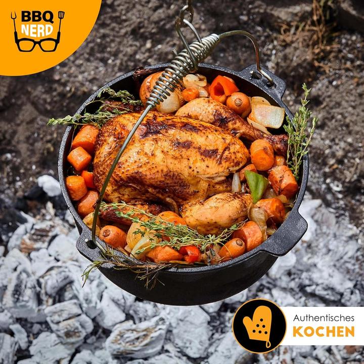 Actual product image BBQ Nerd Dutch Oven Starter mit Deckelheber