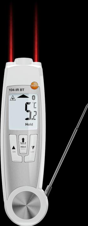 Produktbild Testo 104-IR BT - Infrarot-Einstech-Thermometer mit App-Anbindung