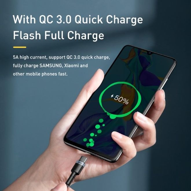 Produktbild Baseus Cafule Fast Charge Series (2 m, USB 2.0)