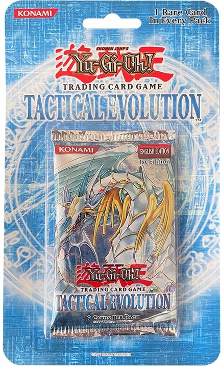Actual product image Yu-Gi-Oh Tactical Evolution Booster Blister 1st Edition (Sealed) -! (English, Blister pack)