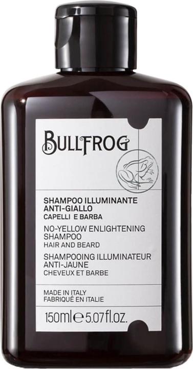 Bullfrog No-Yellow Enlightening Shampoo - Special shampoo against yellow colouring of light hair (150 ml)