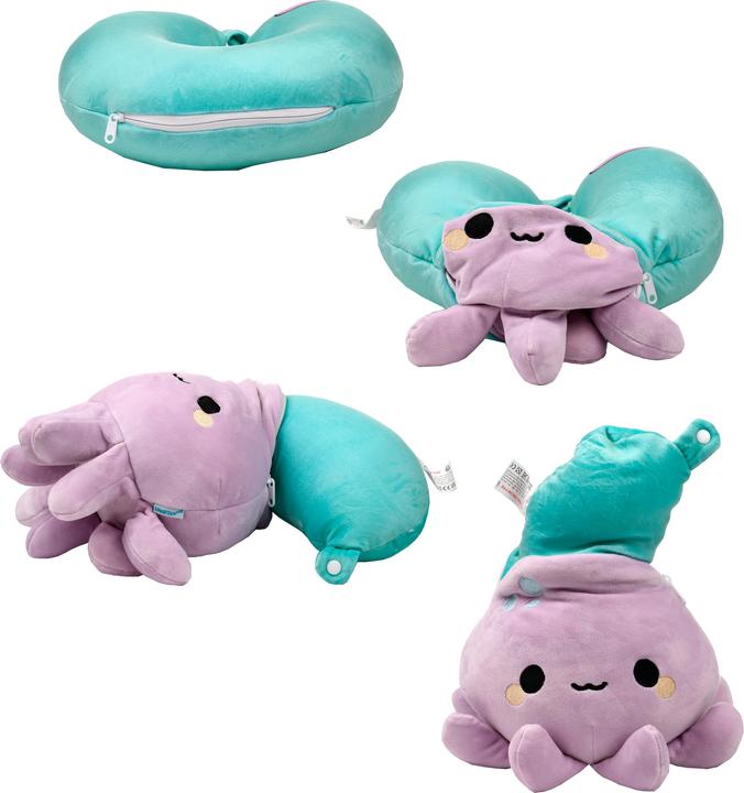 Produktbild PlüschReisekissen Oktopus (Kopf- & Nackenkissen)