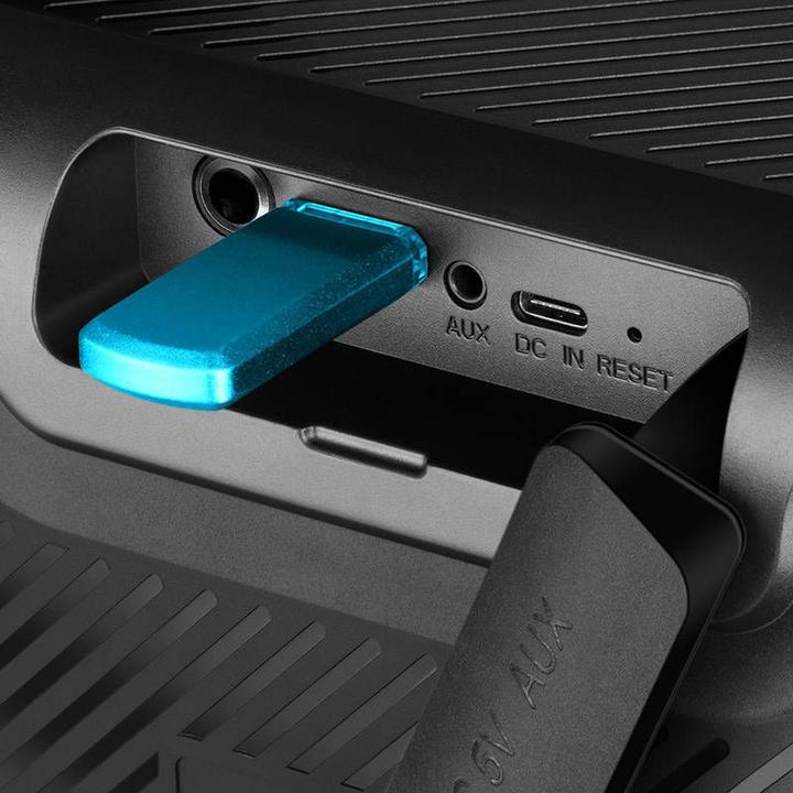 Actual product image Sven Speaker PS-360, black (, Waterproof (IPx5), TWS, Bluetooth, FM, USB, *h), SV-021740 (Battery operated)