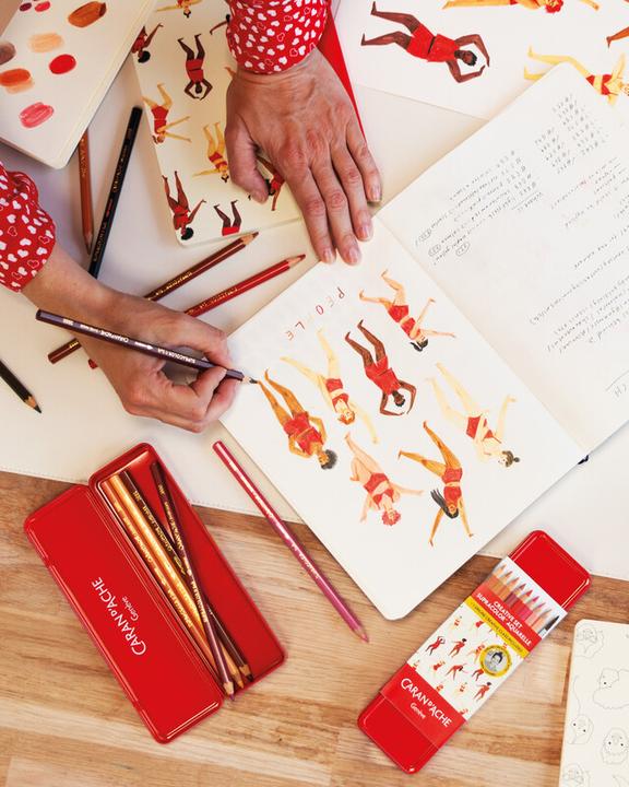 Actual product image Caran d'Ache Farbstifte Supracolor Nina Cosford Special Edition (12x)