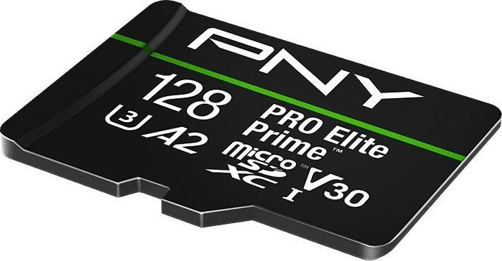 Image du produit PNY PRO ELITE PRIME 128GB (128 Go, microSDXC, U3, UHS-I)