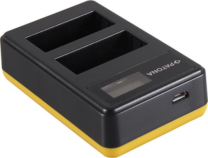 Immagine prodotto Patona Caricatore USB doppio LCD per Fujifilm Fuji NP-W126 FinePix HS30 EXR HS30EXR HS-30EXR HS33 (Caricabatterie per fotocamere)