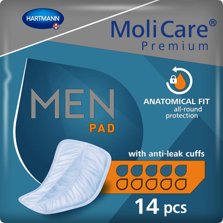 Actual product image MoliCare Men Pad 5 drops (14 x, M)