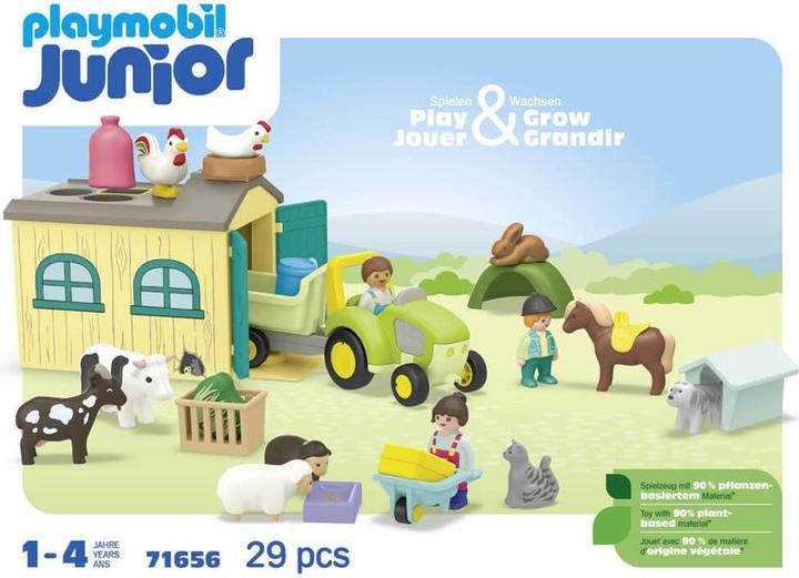 Image du produit Playmobil Aventure à la ferme Tracteur (71656, Playmobil 1.2.3)