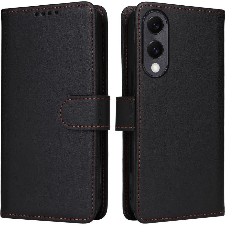 Cover-Discount Galaxy S25 Edge - Teilbare Brieftasche 2-in-1 Handyhülle (Samsung Galaxy S25 Edge), Cover smartphone, Nero