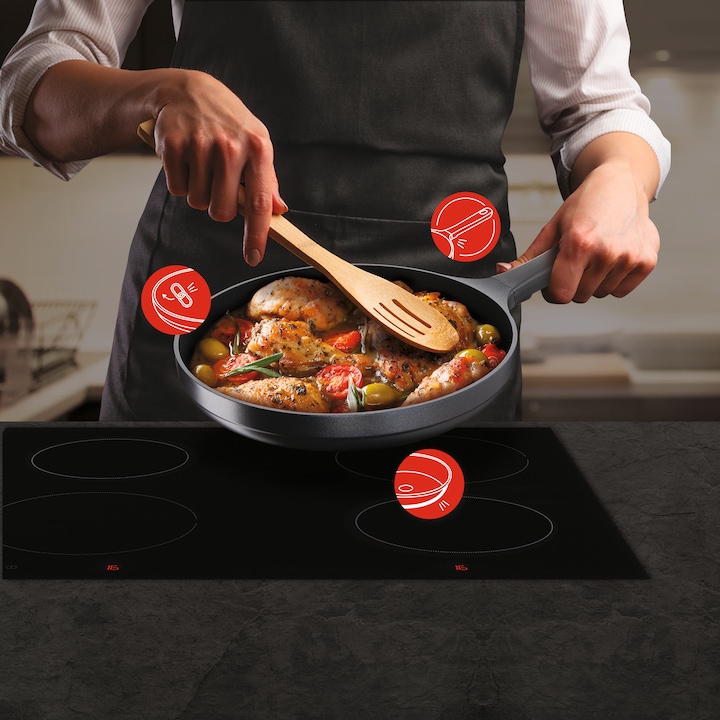 Immagine prodotto Tefal Padella Trattoria Pro 28cm (28 cm, Padella per friggere, Alluminio)