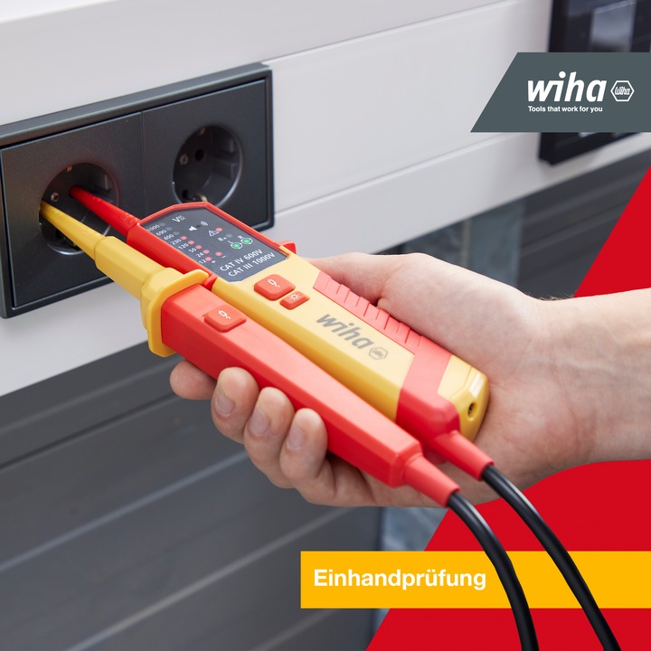 Produktbild Wiha Spannungs- und Durchgangsprüfer (CAT IV 600V, CAT III)