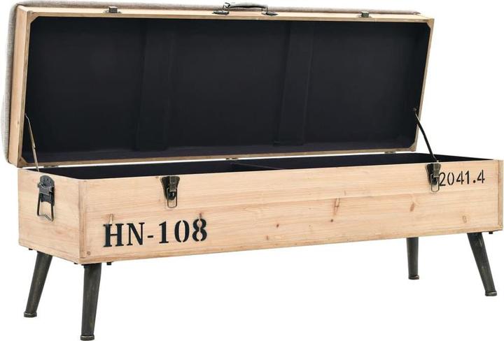 Image du produit vidaXL Sitzbank mit Stauraum (110 cm)