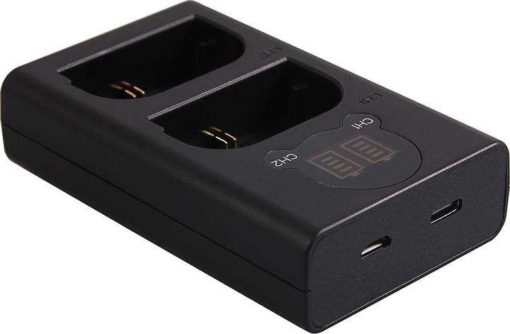 Produktbild Berenstargh Dual LCD USB Ladegerät f. Canon LP-E6 5D 60D 60Da 6D 7D EOS-70D (Kamera Akku Ladegerät)