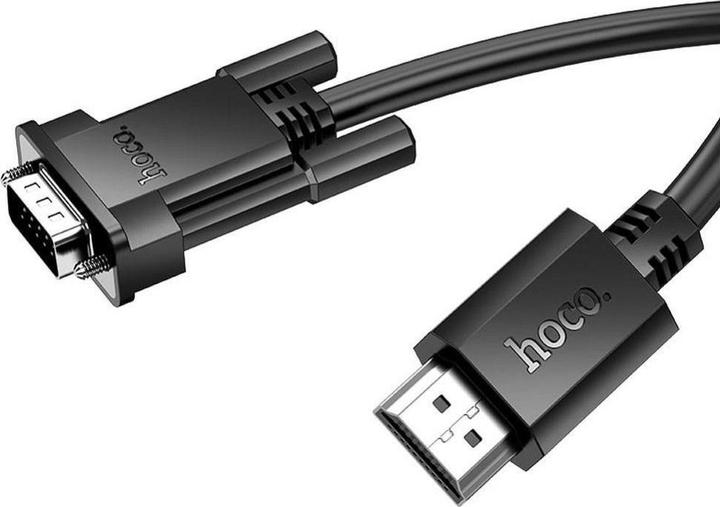 Produktbild Hoco Cable cable HDMI (male) to VGA (male) HD 1080p US12 2 m black (2 m, HDMI, 1.4)