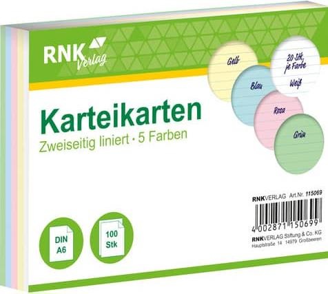 Farbig sortiert
