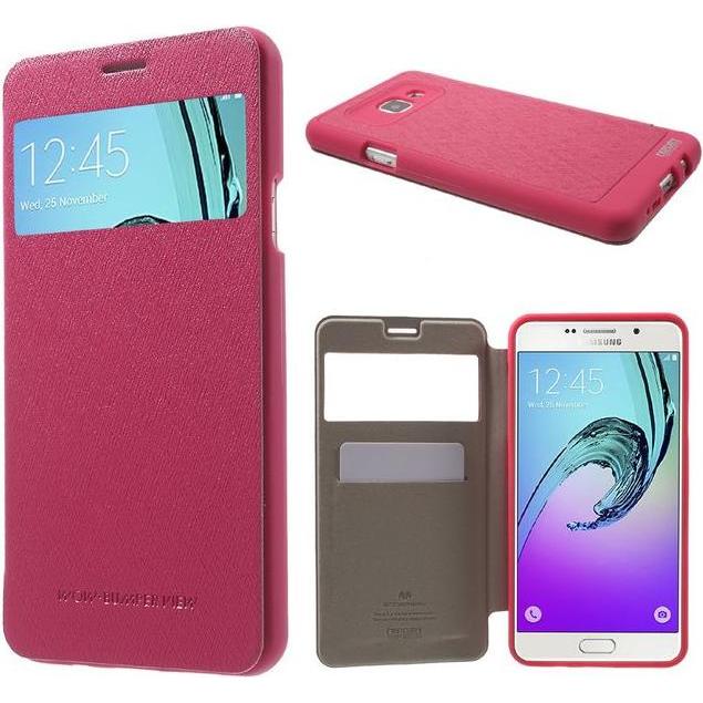 Goospery WOW Bumper Series (Samsung Galaxy A7 (2016)), Smartphone Hülle, Rosa