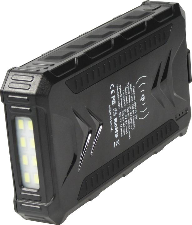 Actual product image PhoneLook Solar Power Bank outdoor 36000mAh batterie externe avec Qi Wireless Charging (36000 mAh)