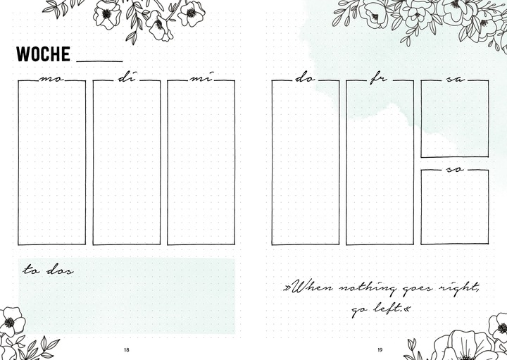 Produktbild Mein Bullet Journal (21.5 x 15.5 cm, Blanko, Harter Einband)