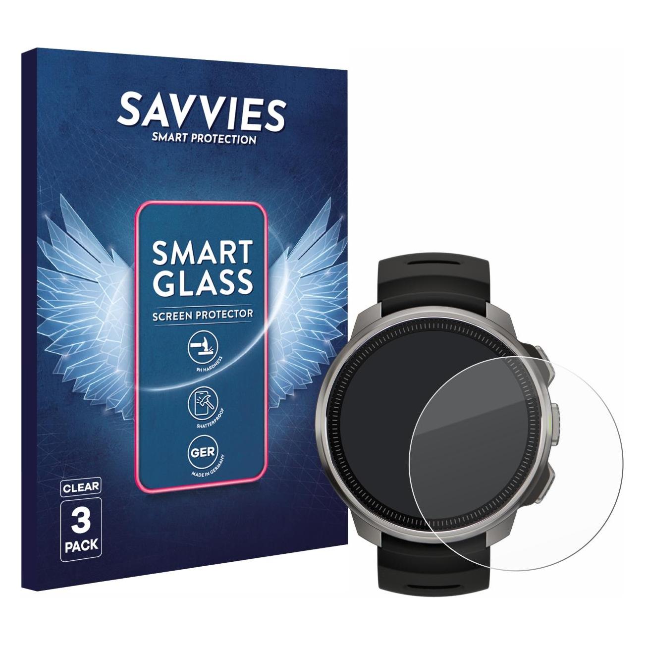 savvies Pellicola Vetro Temperato per bedee Smartwatch 1.39