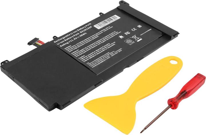 Actual product image Avizar Akku PC Asus R553LF mit Werkzeug (4200 mAh)