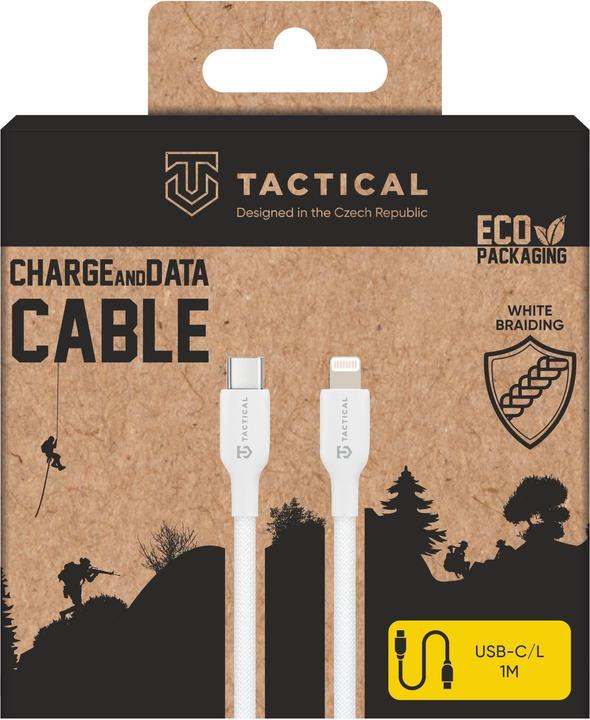 Actual product image Tactical Stitch Thread Cable USB-C/Lightning 1m Weiss (1 m)