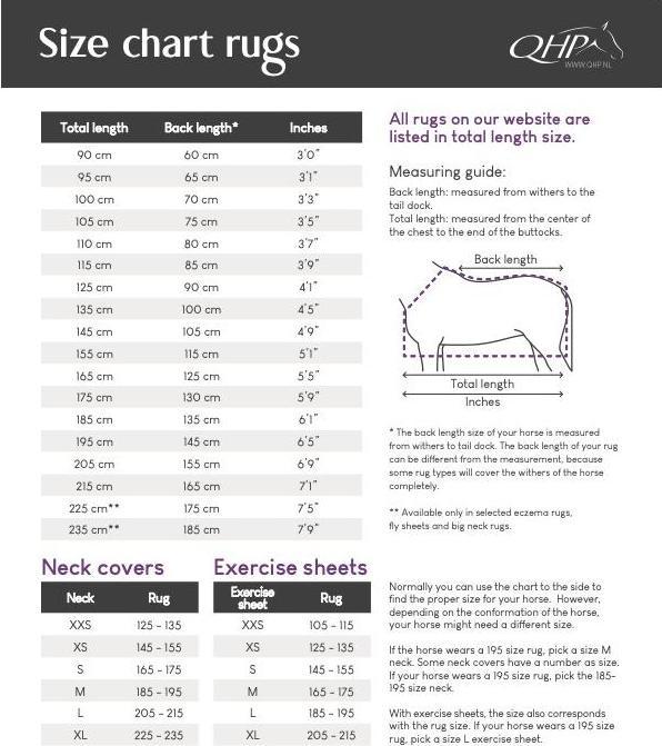 Actual product image Qhp Falabella Collection Fly Blanket (80 cm)