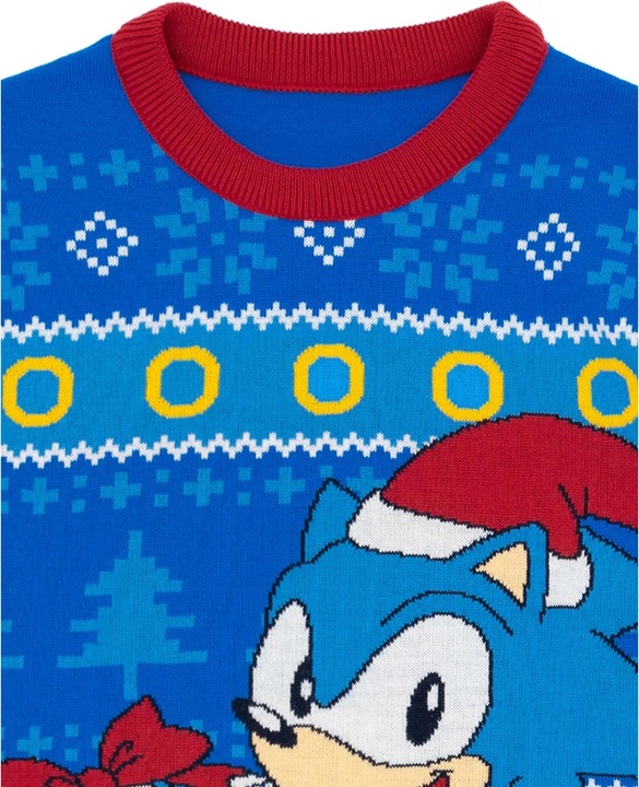 Produktbild Sonic The Hedgehog Pullover weihnachtliches Design (M)