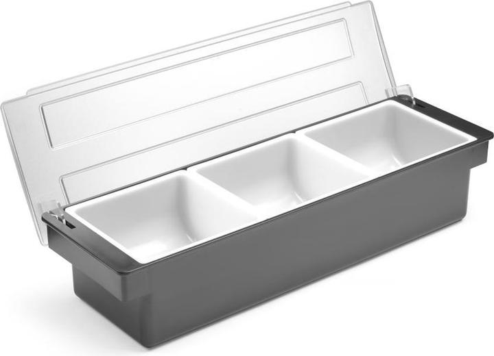 Produktbild Hendi Bar up Zutatenbox – 3 Behälter Schwarz (Bar Organizer)