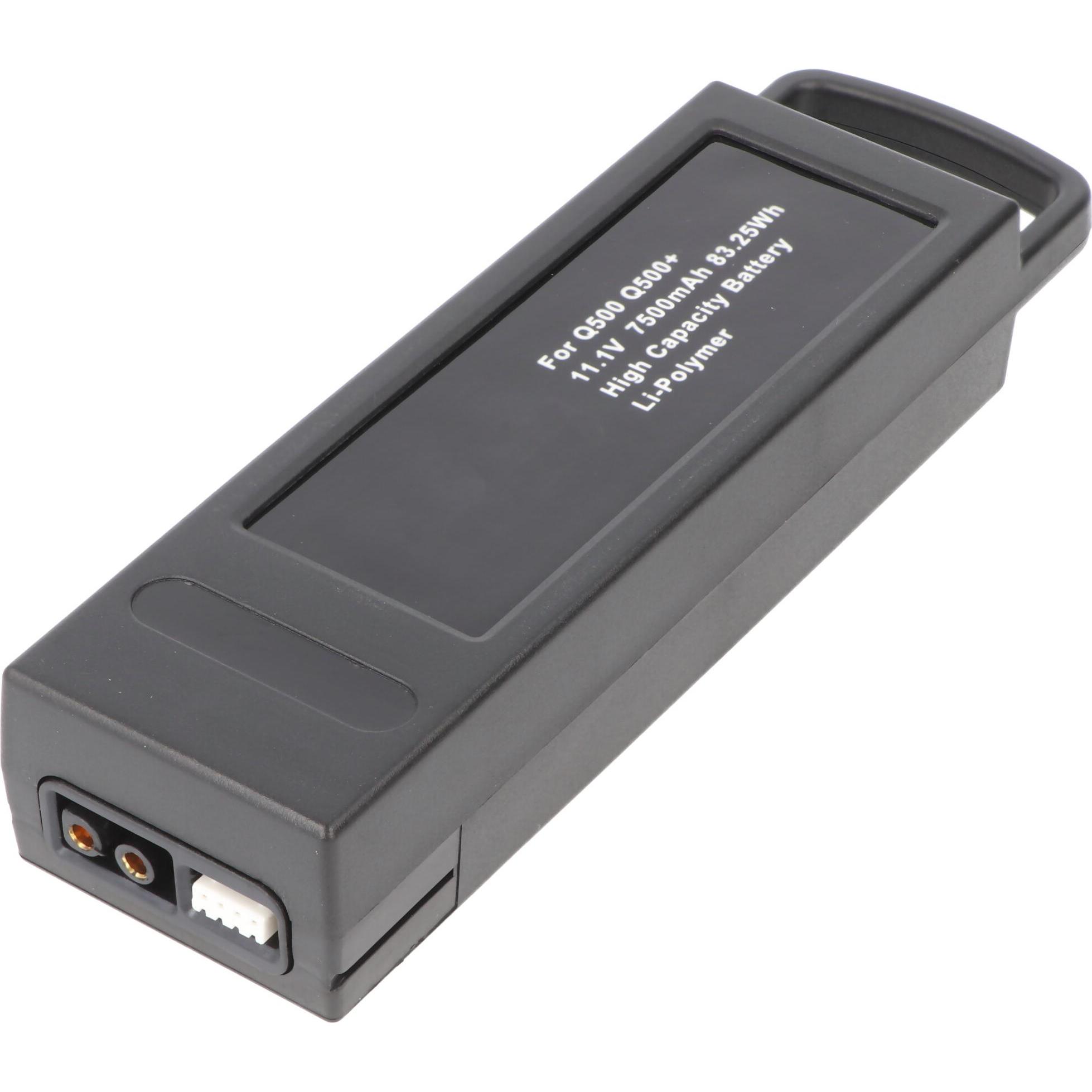 AccuCell Li-Polymer-Akku - 7500mAh (11.1V) für Yuneec Q500 Drohne, Multicopter, Quadrocopter (11.10 V, 7500 mAh)