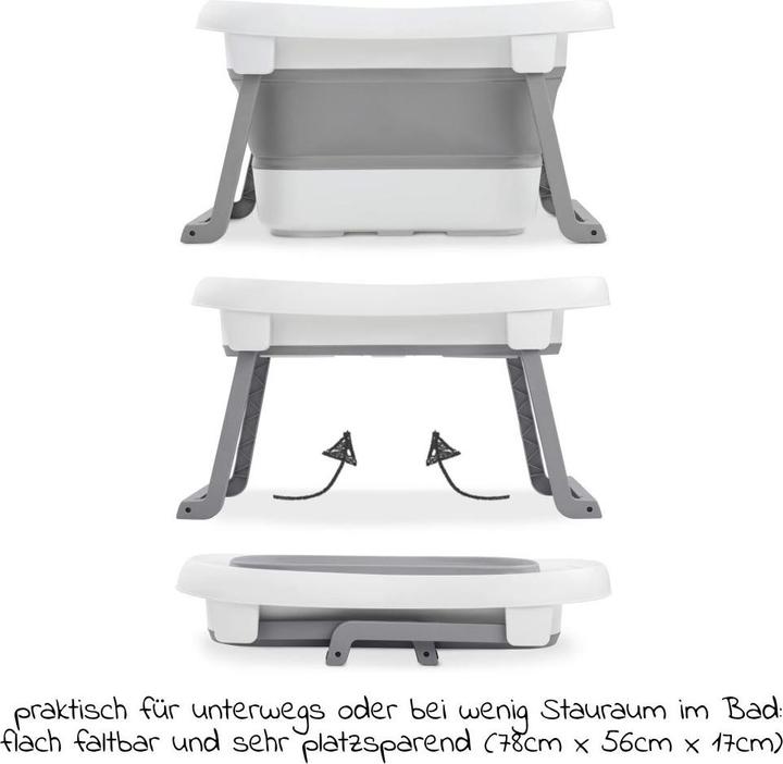 Actual product image Hauck Wash N Fold L White/Stone
