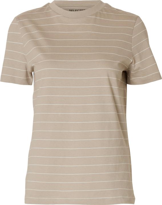 Image du produit Selected Femme T-shirt en coton rayé (XXL)