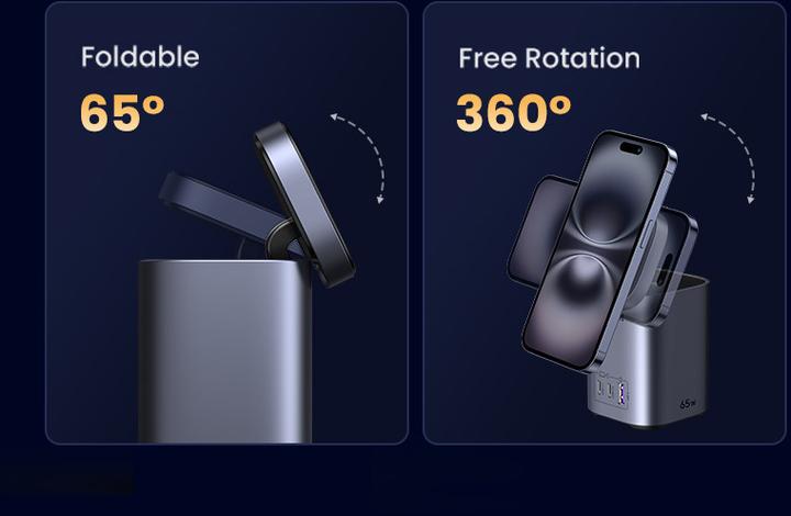 Actual product image Ugreen Desktop Fast Charger 2in1 (65 W)