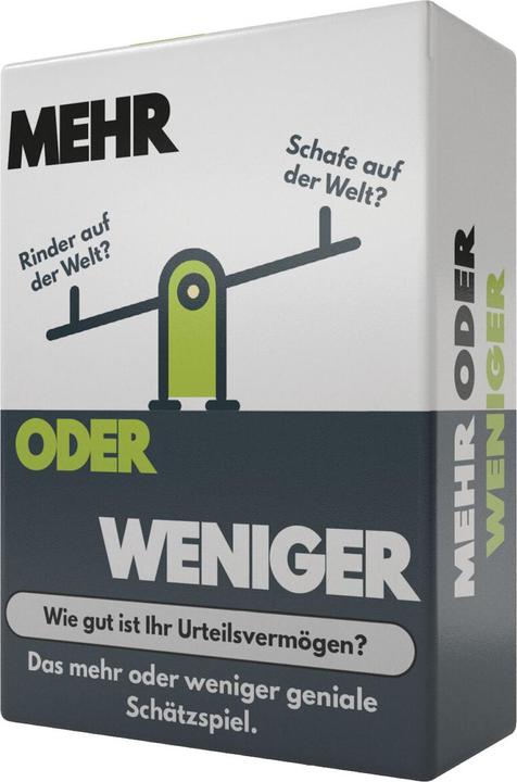 Produktbild Mehr oder weniger (d) (Deutsch, 2 - 8 Spieler)