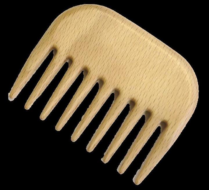 Image du produit Herba Peigne à poches Afro, bois de hêtre, certifié FSC