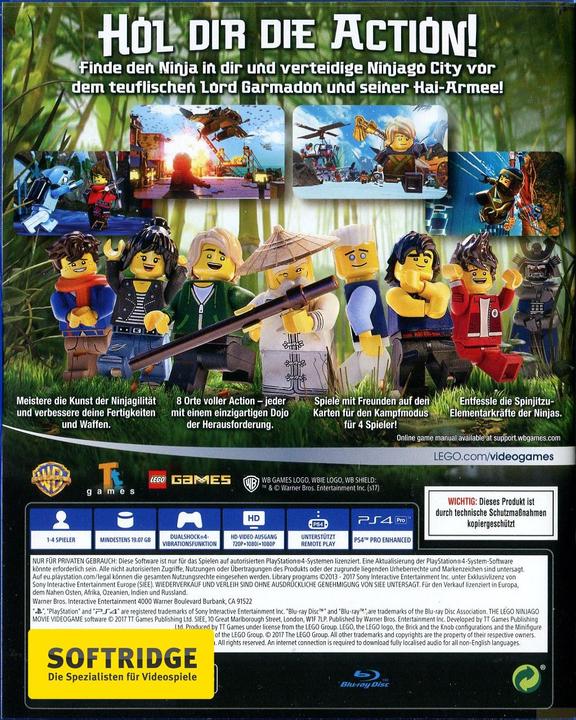 Produktbild WB The Lego Ninjago Movie Videogame (PS4, DE)