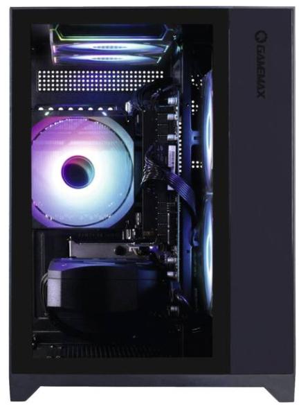 Produktbild Hyrican Infinity Mini BK 7616 AMD Ryzen 5 5500, 32GB RAM, 1TB M.2 SSD, NVIDIA GeForce RTX 5050, Wind (1000 GB, 32 GB)