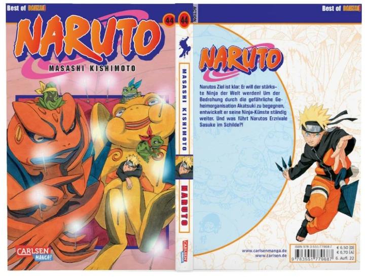 Actual product image Naruto, Band 44 (German, Masashi Kishimoto, 2010)