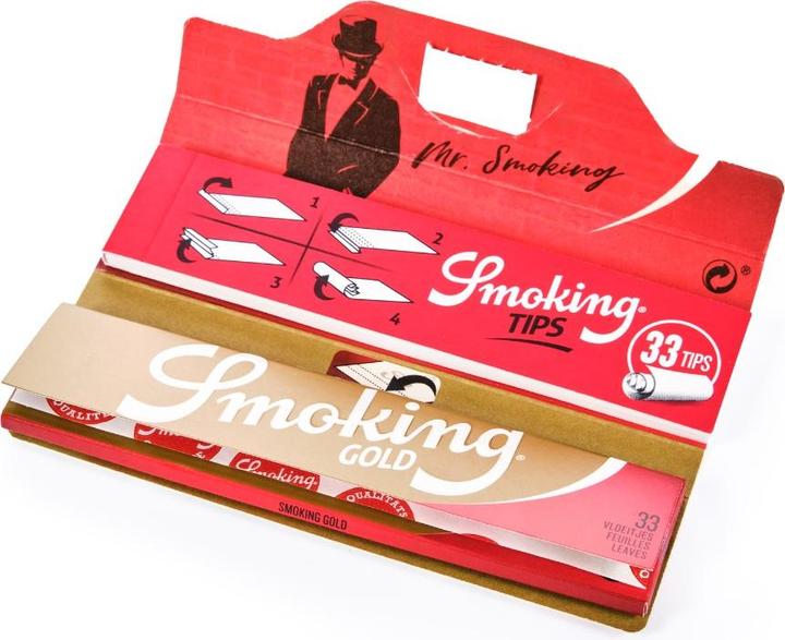 Produktbild Smoking Gold King Size + Tips