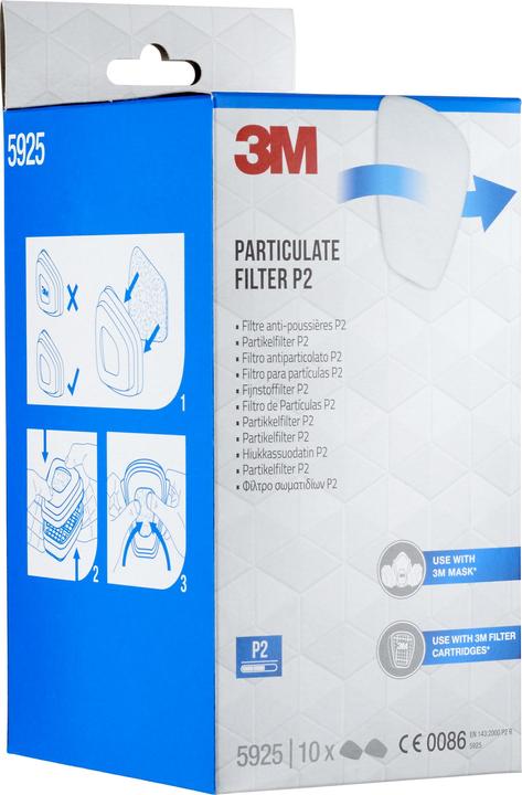 Actual product image 3M Particle filter (P2, 10 x)