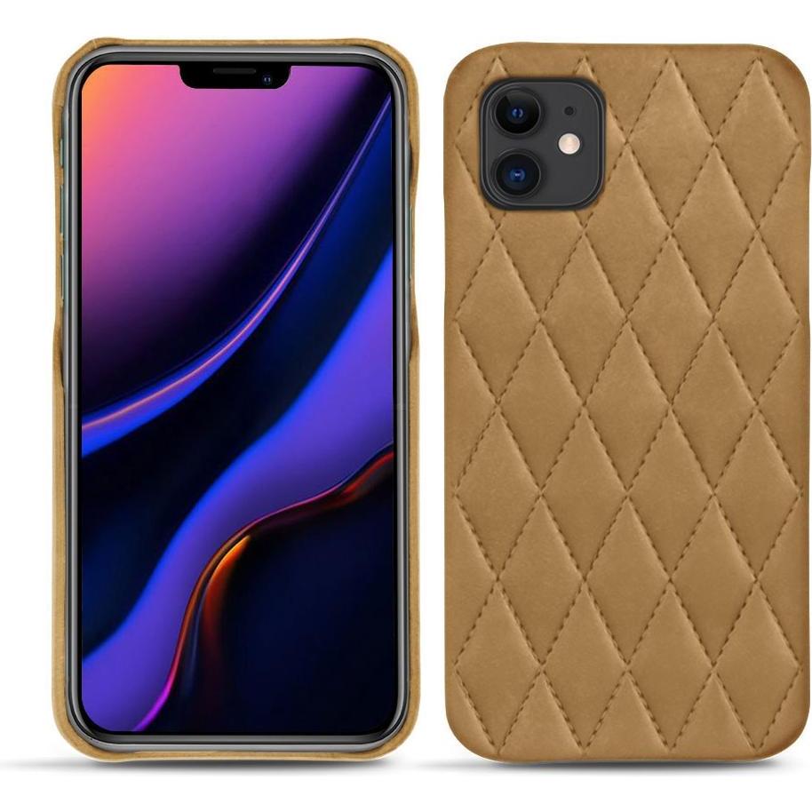 Thumbnail - Noreve Lederschutzhülle (Apple iPhone 11), Smartphone Hülle, Braun
