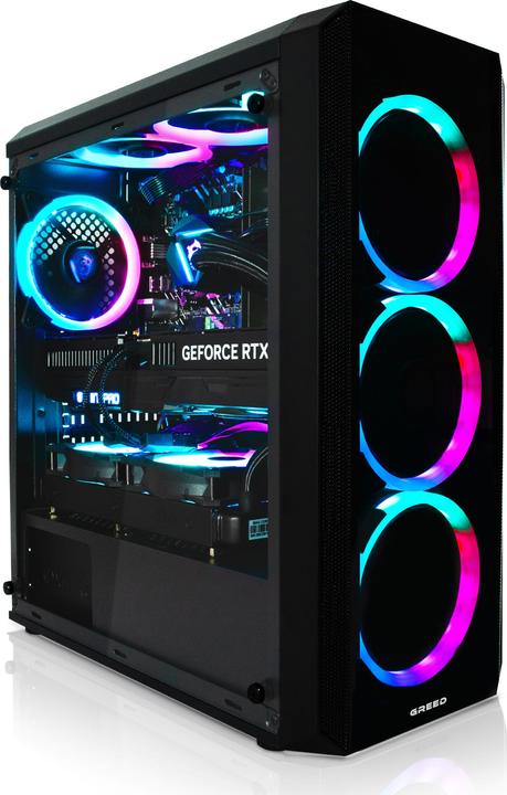Produktbild Greed MK2 INTEL PRO - Gaming PC - RTX 5070 (1000 GB, 16 GB, Intel Core i7-12700F, GeForce RTX 5070)
