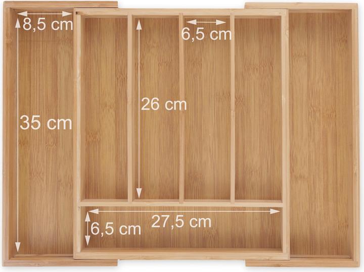 Actual product image Relaxdays Cutlery tray