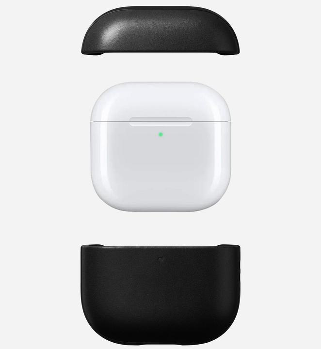 Produktbild Nomad Modern Leather Case Airpods 4 Black (Kopfhörer Tasche)