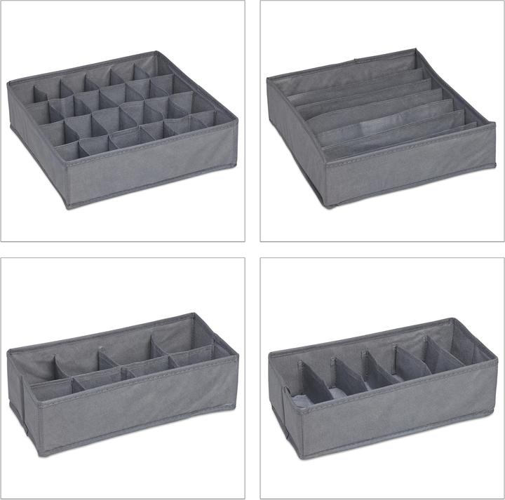 Produktbild Relaxdays Unterwäsche Organizer (32 x 32 x 9 cm, 9.22 l)